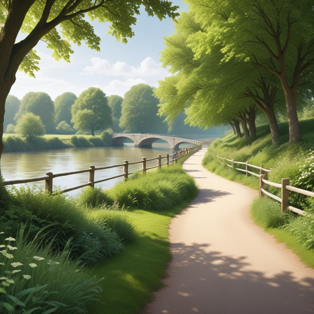 Walking routes along the River Thames