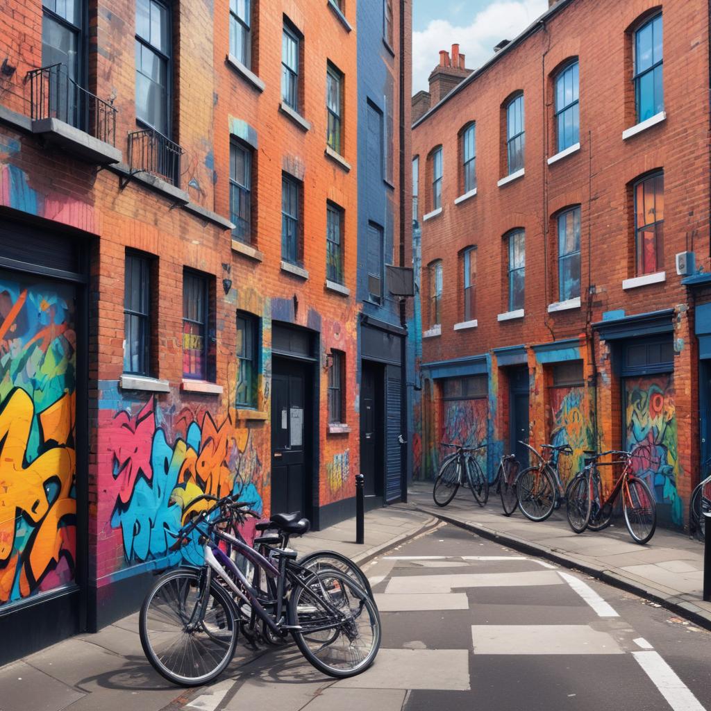 Street art locations across London
