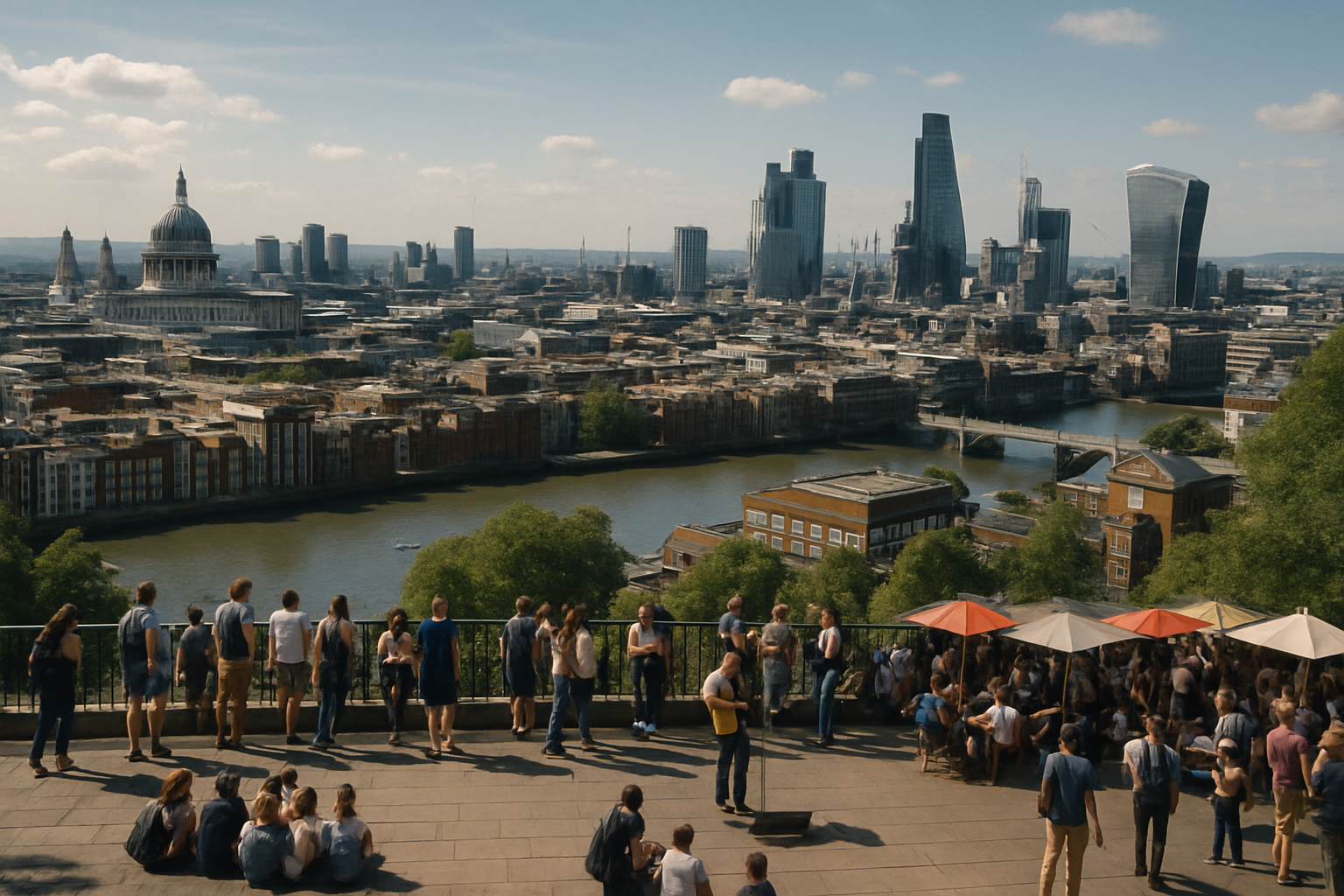 Scenic viewpoints across London