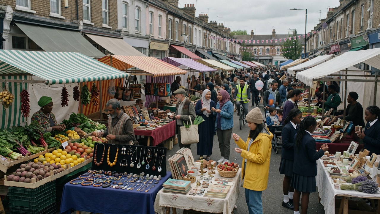 Street markets by neighbourhood in London