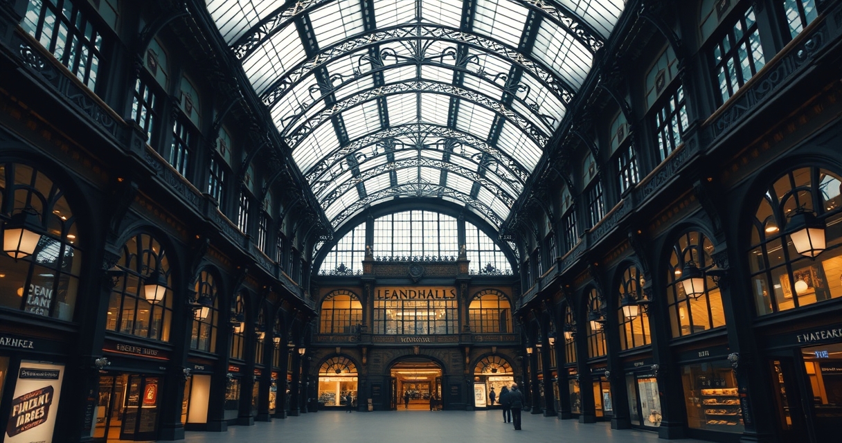Hidden architectural details in London — The Secret Doorways of Leadenhall Market