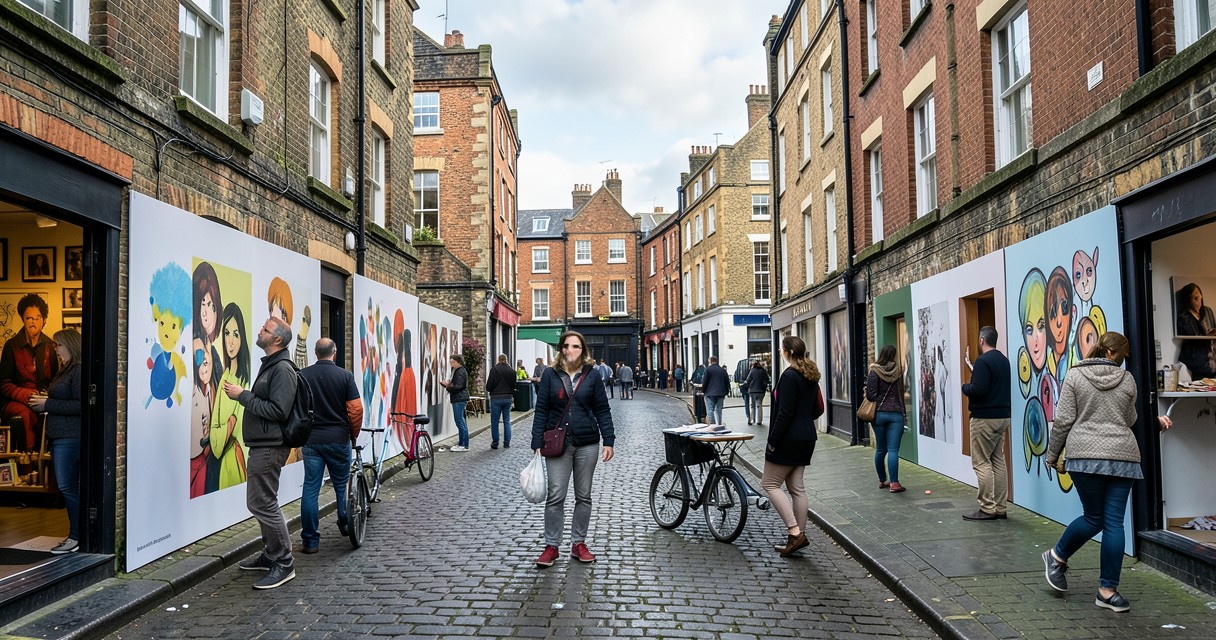 London neighbourhoods with creative communities