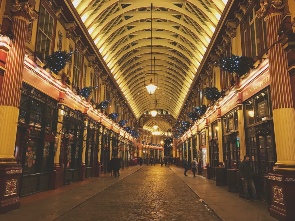 Leadenhall market, Christmas