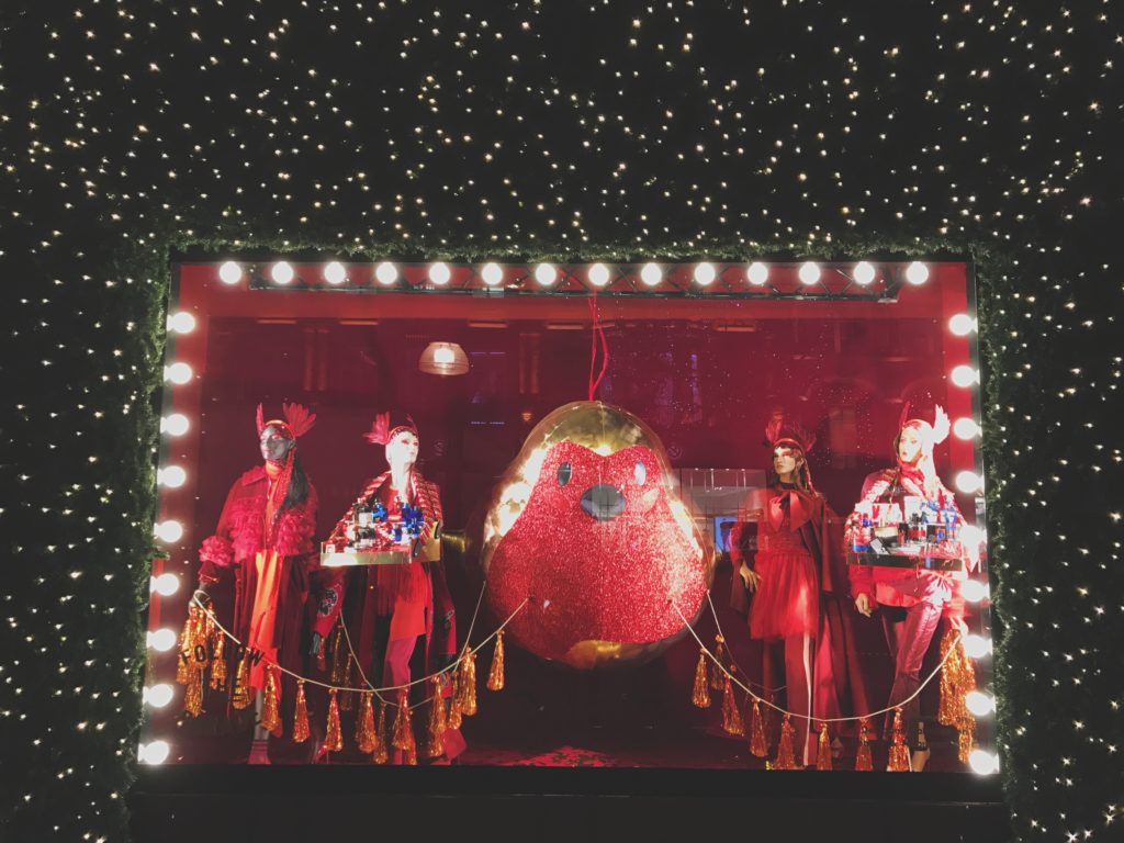 Selfridges Christmas window display