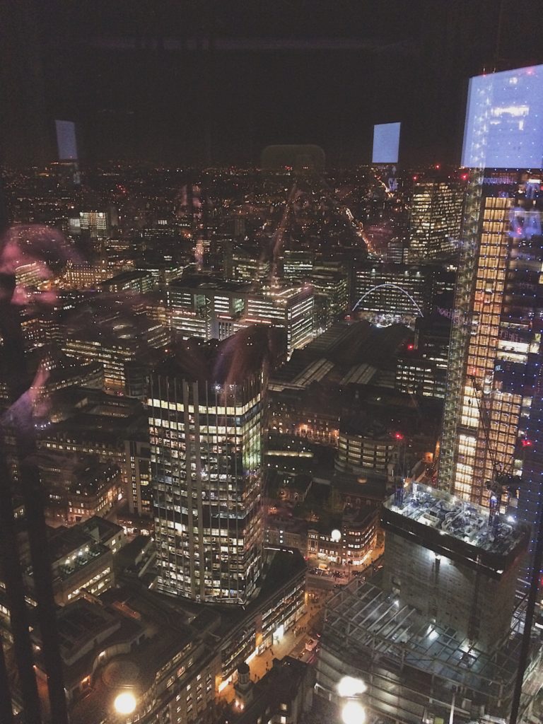 View from Silent disco in the Shard