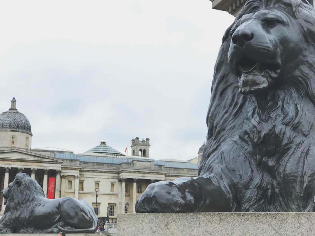 Lions, Trafalgar Square