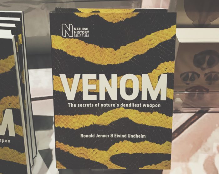 Venom exhibition in the Natural History Museum