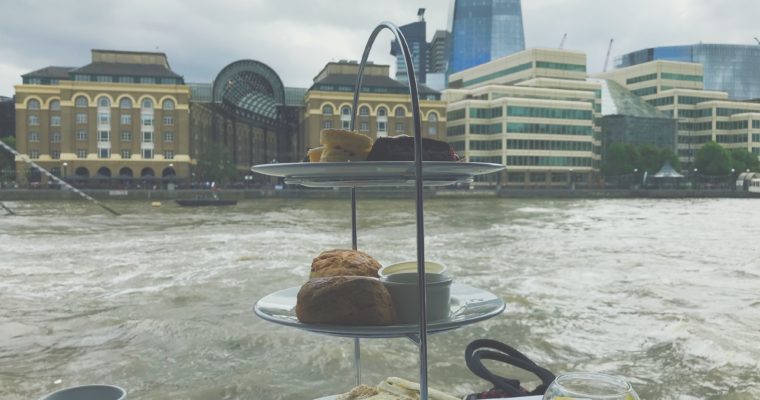 Afternoon tea on the Thames