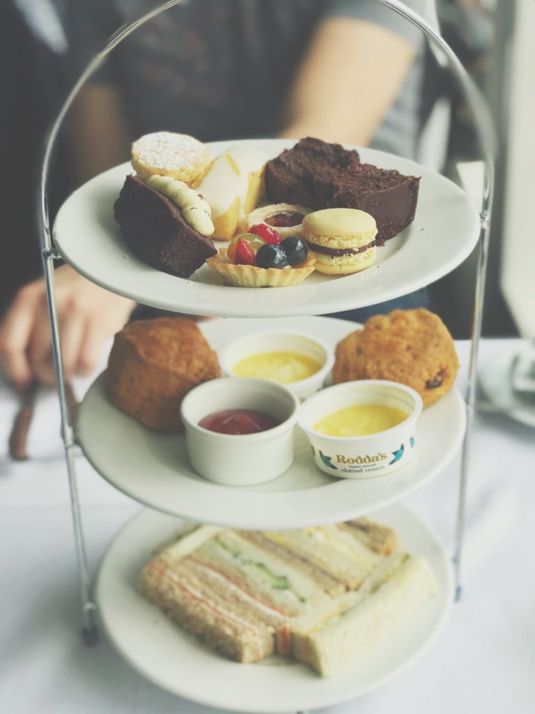 Yummy treats at the afternoon tea